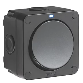 Knightsbridge OP2 IP66 20AX 1-Gang 2-Way Weatherproof Outdoor Switch with LED 2 Knightsbridge OP2 IP66 20AX 1-Gang 2-Way Weatherproof Outdoor Switch with LED - Image 2