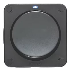 Knightsbridge OP2 IP66 20AX 1-Gang 2-Way Weatherproof Outdoor Switch with LED