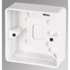 MK Logic Plus 1-Gang Surface Pattress Back Box 30mm 3 MK Logic Plus 1-Gang Surface Pattress Back Box 30mm -Cheap Back Boxes Store 11340 P