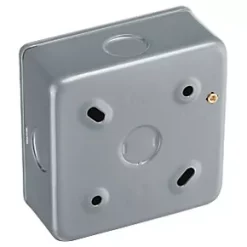 British General 13A 1-Gang DP Switched Metal Clad Power Socket with White Inserts 8 British General 13A 1-Gang DP Switched Metal Clad Power Socket with White Inserts -Cheap Back Boxes Store 121PF A3