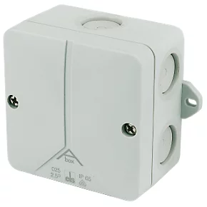 IP65 32A 5-Terminal Weatherproof Outdoor Adaptable Box 93 x 55 x 93mm 2 IP65 32A 5-Terminal Weatherproof Outdoor Adaptable Box 93 x 55 x 93mm - Image 2