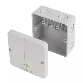 IP65 32A 5-Terminal Weatherproof Outdoor Adaptable Box 93 x 55 x 93mm 1 IP65 32A 5-Terminal Weatherproof Outdoor Adaptable Box 93 x 55 x 93mm