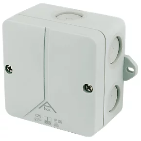 IP65 41A 5-Terminal Weatherproof Outdoor Adaptable Box 110 x 67 x 110mm 2 IP65 41A 5-Terminal Weatherproof Outdoor Adaptable Box 110 x 67 x 110mm - Image 2