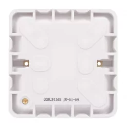 Schneider Electric Lisse 1-Gang Surface Pattress Surface Pattress Box 16mm 7 Schneider Electric Lisse 1-Gang Surface Pattress Surface Pattress Box 16mm -Cheap Back Boxes Store 1873J A3