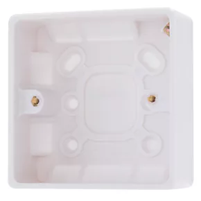 British General 1-Gang Surface Pattress Surface Box 29mm 1 British General 1-Gang Surface Pattress Surface Box 29mm