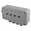 British General IP66 13A 4-Gang 4-Way Weatherproof Outdoor Switched Power Controller with LED