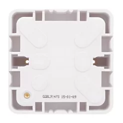 Schneider Electric Lisse 1-Gang Surface Pattress Moulded Box 41mm -Cheap Back Boxes Store 2099J A3