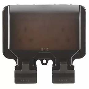 Knightsbridge OP9KW IP66 13A 2-Gang SP Weatherproof Outdoor Switched Weatherproof Outdoor Double Socket 2 Knightsbridge OP9KW IP66 13A 2-Gang SP Weatherproof Outdoor Switched Weatherproof Outdoor Double Socket - Image 2