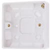 British General 1-Gang Surface Pattress Surface Box 16mm -Cheap Back Boxes Store 219HT P