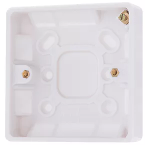 British General 1-Gang Surface Pattress Surface Box 16mm 1 British General 1-Gang Surface Pattress Surface Box 16mm