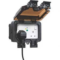 Knightsbridge OP9RCD IP66 13A 2-Gang DP Weatherproof Outdoor Switched Passive RCD Socket 6 Knightsbridge OP9RCD IP66 13A 2-Gang DP Weatherproof Outdoor Switched Passive RCD Socket -Cheap Back Boxes Store 221VF A2