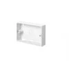 Tower Mita 2-Gang Surface Pattress Mini Trunking Surface Box 30mm 2 Pack -Cheap Back Boxes Store 26211 P