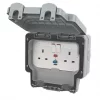 MK Masterseal Plus IP66 13A 2-Gang DP Weatherproof Outdoor Switched Active RCD Socket 3 MK Masterseal Plus IP66 13A 2-Gang DP Weatherproof Outdoor Switched Active RCD Socket -Cheap Back Boxes Store 26746 P