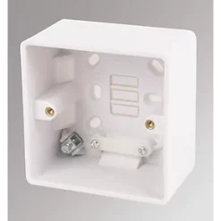 LAP 1-Gang Surface Pattress Back Box 46mm