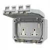 LAP IP66 13A 2-Gang DP Weatherproof Outdoor Switched Socket 11 LAP IP66 13A 2-Gang DP Weatherproof Outdoor Switched Socket -Cheap Back Boxes Store 30139 P