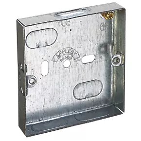 Appleby 1-Gang Galvanised Steel Knockout Box 16mm 2 Appleby 1-Gang Galvanised Steel Knockout Box 16mm - Image 2