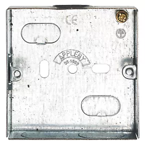 Appleby 1-Gang Galvanised Steel Knockout Box 16mm 3 Appleby 1-Gang Galvanised Steel Knockout Box 16mm - Image 3