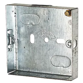 Appleby 1-Gang Galvanised Steel Knockout Box 16mm 1 Appleby 1-Gang Galvanised Steel Knockout Box 16mm