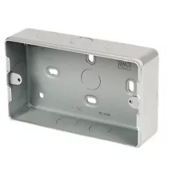 MK 4-Module Grid Metal-Clad Switch Box 40mm