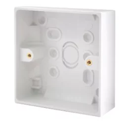 British General 900 Series 1-Gang Surface Pattress Back Box 27mm