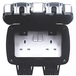 British General IP66 13A 2-Gang SP Weatherproof Outdoor Switched Socket 4 British General IP66 13A 2-Gang SP Weatherproof Outdoor Switched Socket - Image 4