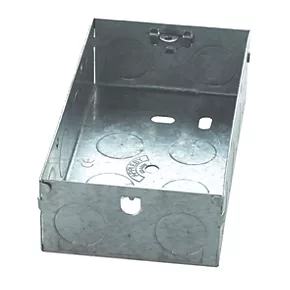 Appleby 2-Gang Galvanised Steel Knockout Box 35mm 2 Appleby 2-Gang Galvanised Steel Knockout Box 35mm - Image 2