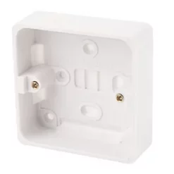Crabtree Capital 1-Gang Surface Pattress Knockout Box 29mm