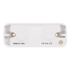 Schneider Electric Lisse 1-Gang Architrave Moulded Architrave Box 14mm -Cheap Back Boxes Store 4638J A2