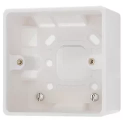 British General 1-Gang Surface Pattress Surface Box 47mm