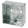 Appleby 1-Gang Galvanised Steel Knockout Box 35mm 9 Appleby 1-Gang Galvanised Steel Knockout Box 35mm -Cheap Back Boxes Store 52143 P