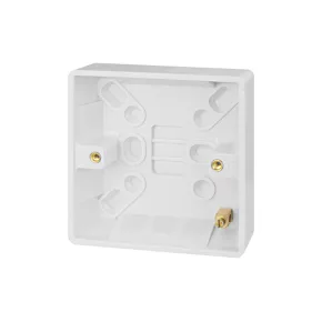 Schneider Electric Ultimate Slimline 1-Gang Surface Pattress Surface Pattress Box 16mm 1 Schneider Electric Ultimate Slimline 1-Gang Surface Pattress Surface Pattress Box 16mm