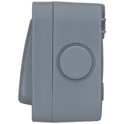 British General IP66 20A 1-Gang 2-Way Weatherproof Outdoor Switch with Neon -Cheap Back Boxes Store 54649 A3