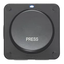 Knightsbridge OP21 IP66 20AX 1-Gang 1-Way Weatherproof Outdoor Retractive Switch