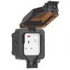 Knightsbridge OP7N IP66 13A 1-Gang DP Weatherproof Outdoor Switched Socket 10 Knightsbridge OP7N IP66 13A 1-Gang DP Weatherproof Outdoor Switched Socket -Cheap Back Boxes Store 622VF P