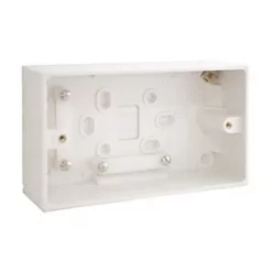 British General 900 Series 2-Gang Surface Pattress Back Box 42mm -Cheap Back Boxes Store 65187 A2