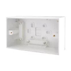 British General 900 Series 2-Gang Surface Pattress Back Box 42mm