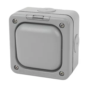 MK Masterseal IP66 10AX 1-Gang 2-Way Weatherproof Outdoor Switch with Neon 1 MK Masterseal IP66 10AX 1-Gang 2-Way Weatherproof Outdoor Switch with Neon