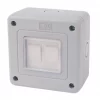 LAP IP66 10AX 2-Gang 2-Way Weatherproof Outdoor Switch 2 LAP IP66 10AX 2-Gang 2-Way Weatherproof Outdoor Switch -Cheap Back Boxes Store 67865 P