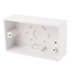 Crabtree Capital 2-Gang Surface Pattress Back Box 44mm