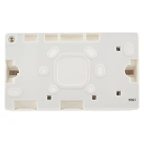 British General 2-Gang Surface Pattress Surface Box 47mm 2 British General 2-Gang Surface Pattress Surface Box 47mm - Image 2