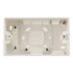 British General 2-Gang Surface Pattress Surface Box 47mm