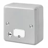 MK Metal-Clad Plus 13A Unswitched Metal Clad Fused Spur & Flex Outlet with White Inserts 3 MK Metal-Clad Plus 13A Unswitched Metal Clad Fused Spur & Flex Outlet with White Inserts -Cheap Back Boxes Store 723JR P