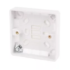 LAP 1-Gang Surface Pattress Back Box 16mm