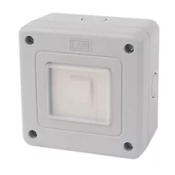 LAP IP66 10AX 1-Gang 2-Way Weatherproof Outdoor Switch