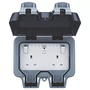 British General IP66 13A 2-Gang SP Weatherproof Outdoor Switched Wi-Fi Extender Socket 3 British General IP66 13A 2-Gang SP Weatherproof Outdoor Switched Wi-Fi Extender Socket - Image 3