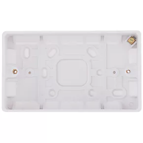 British General 2-Gang Surface Pattress Surface Box 29mm 2 British General 2-Gang Surface Pattress Surface Box 29mm - Image 2