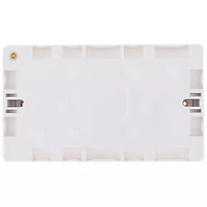 British General 2-Gang Surface Pattress Surface Box 29mm 4 British General 2-Gang Surface Pattress Surface Box 29mm - Image 4