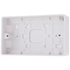 British General 2-Gang Surface Pattress Surface Box 29mm