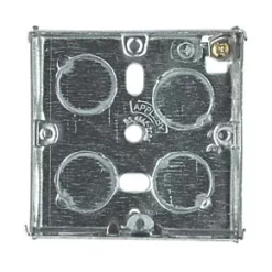 Appleby 1-Gang Galvanised Steel Back Box 25mm 6 Appleby 1-Gang Galvanised Steel Back Box 25mm -Cheap Back Boxes Store 79195 A2