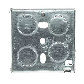 Appleby 1-Gang Galvanised Steel Back Box 25mm 4 Appleby 1-Gang Galvanised Steel Back Box 25mm - Image 4